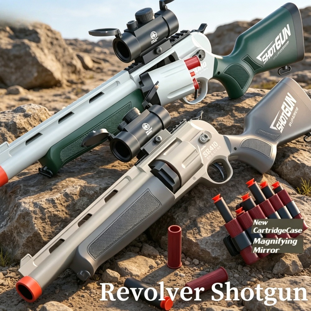Model Kit Revolver - Revolver a Proiettili Morbidi Caricato Manualmente,