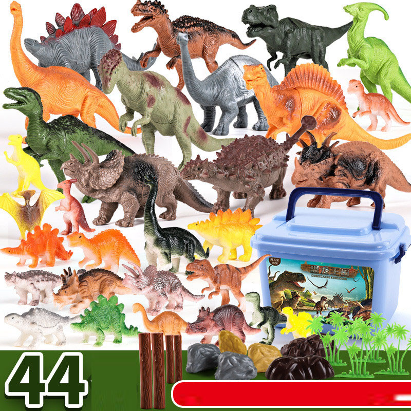 Model Kit Dinosaur Bandai - 44 pz dinosauri Jurassic Set simulazione