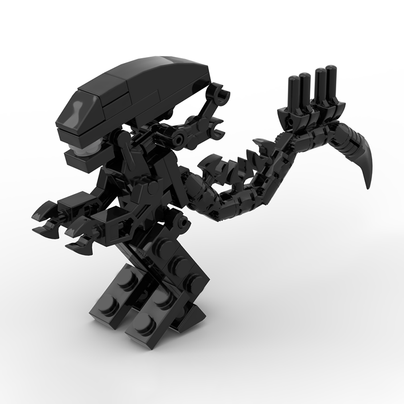 Model Kit Ultron - 49 Pezzi MOC Aliens Xenomorph Minifigure
