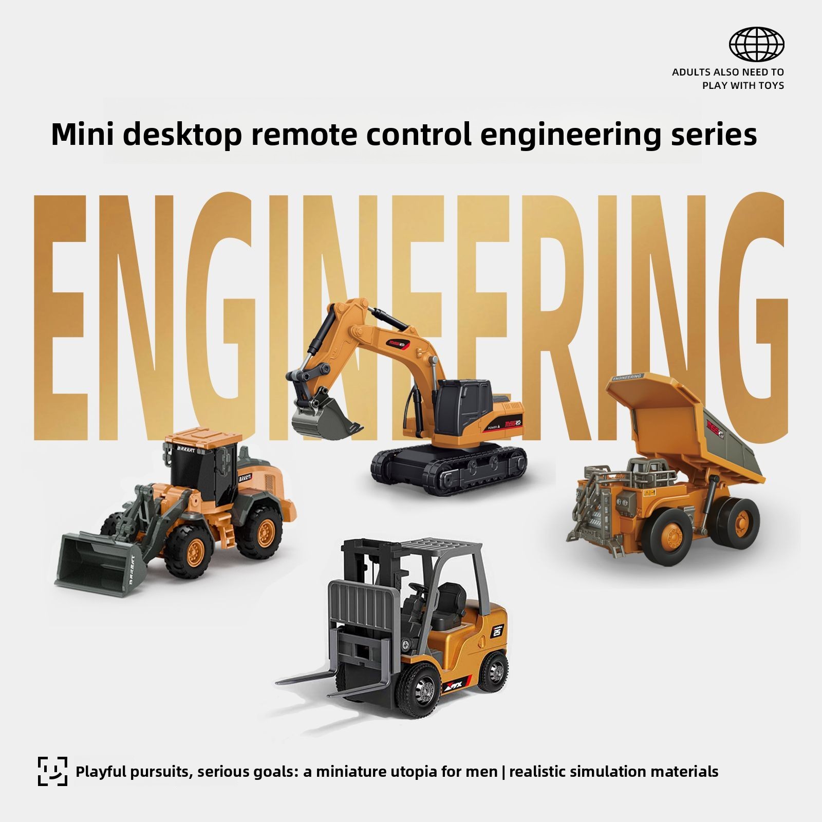 Set di Veicoli RC in Metallo 1 - Model Kit Excavator recensione e prezzo