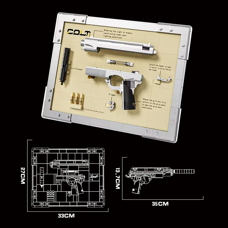 Blocchi da Costruzione Modello - Model Kit Revolver recensione e prezzo