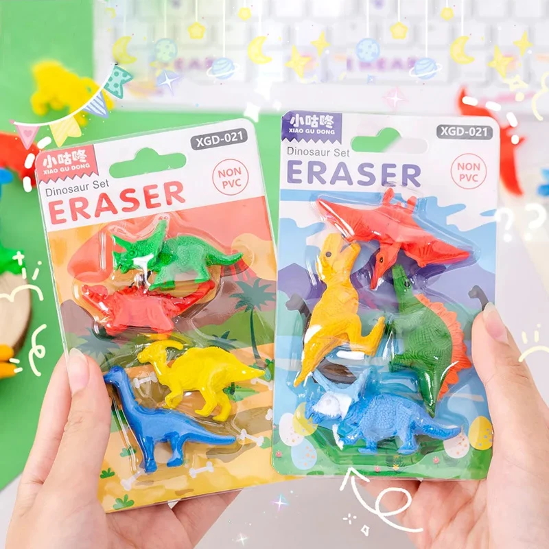 Set di 4 Gomme da Cancellare C - Model Kit Dinosaur Bandai recensione e prezzo