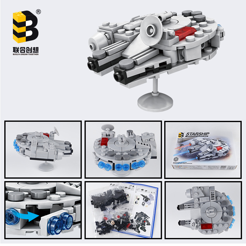 104PCS Star Plan Millennium Fa - Model Kit Star Wars recensione e prezzo