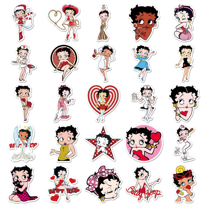 50 adesivi Betty Boop ad alta  - Model Kit Game recensione e prezzo